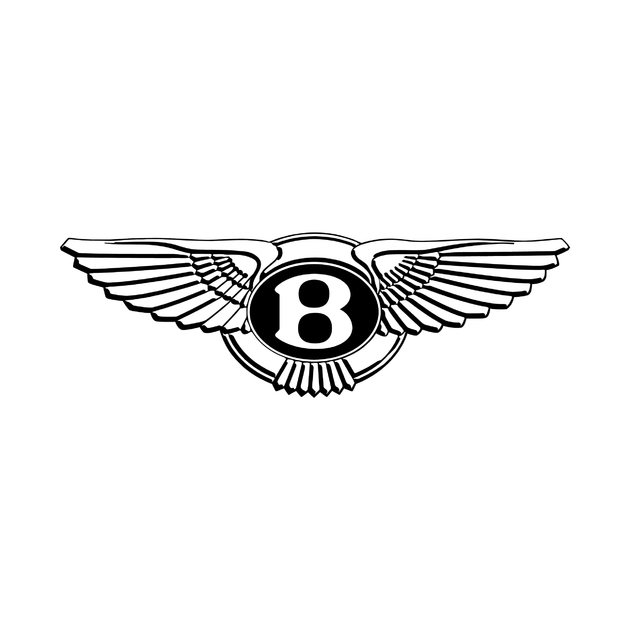 Insigne de Voiture et de l'emblème, for Bentley Bentayga Continental Azure  Flying, Voiture métal 3D Autocollant Decal,A