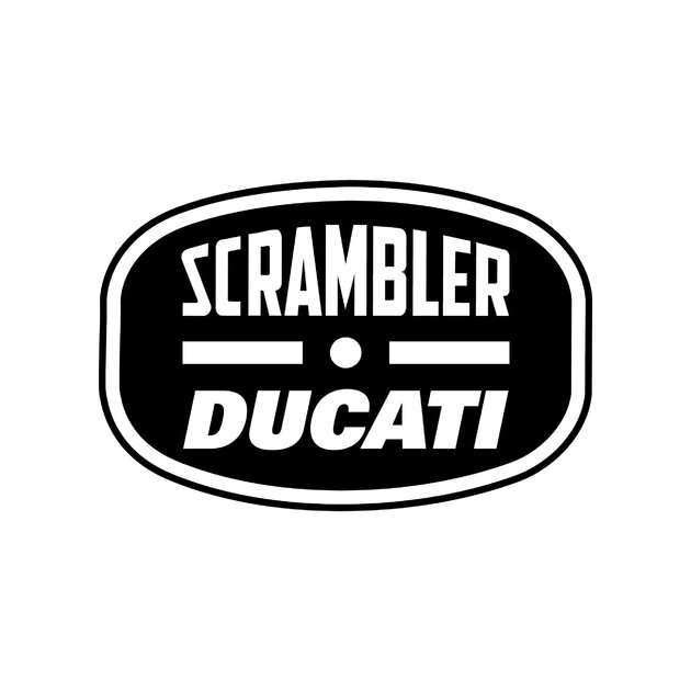 Stickers Motom Scrambler - Adhésifs Moto Style Rétro, Neuf Italie