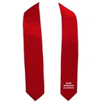 ECHARPE DE DIPLOME DELUXE NOMBREUSES COULEURS - PERSONNALISATION OFFERTE SUR LA POINTE (logo ou texte 1 couleur)