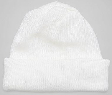 Bonnet naissance blanc