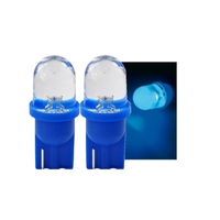 2 Ampoules LED T10 Eclairage type xénon Bleuté