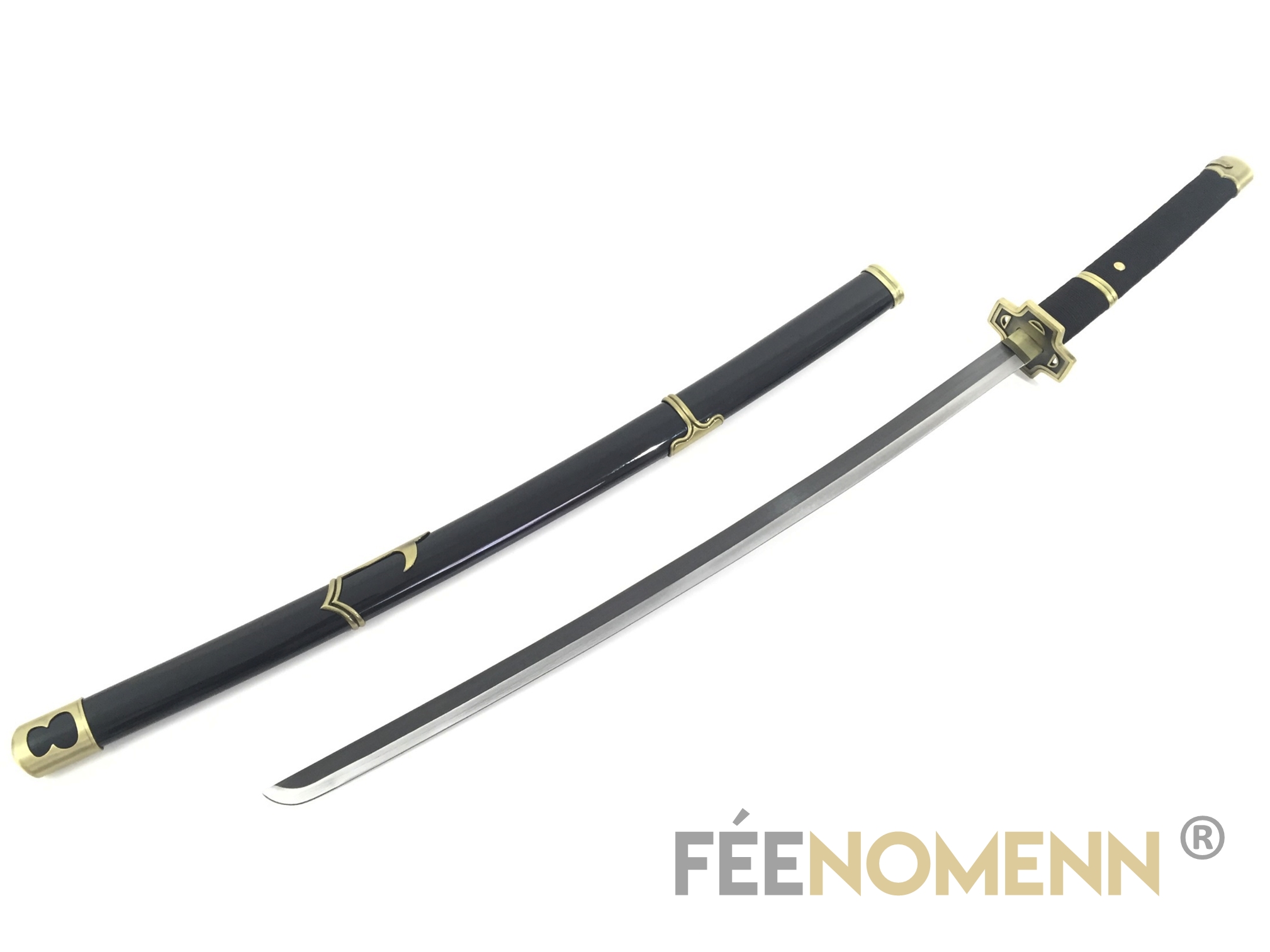 Katana ONE PIECE - ZORO WADO ICHIMONJI - Lame Métal (SUPPORT JAPONAIS  INCLUS) - ARMES DE COLLECTION/MANGAS - ANIMÉS - FÉENOMENN