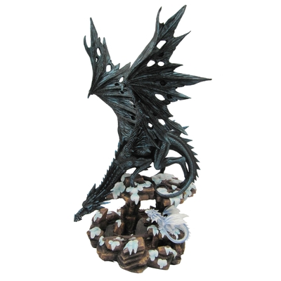 Statuette Dragon Heilyn (H48 x L28cm)