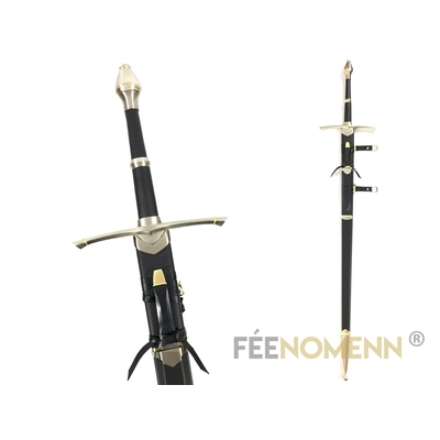 LE SEIGNEUR DES ANNEAUX - Réplique Épée ARAGORN 140cm (version fourreau + couteau)