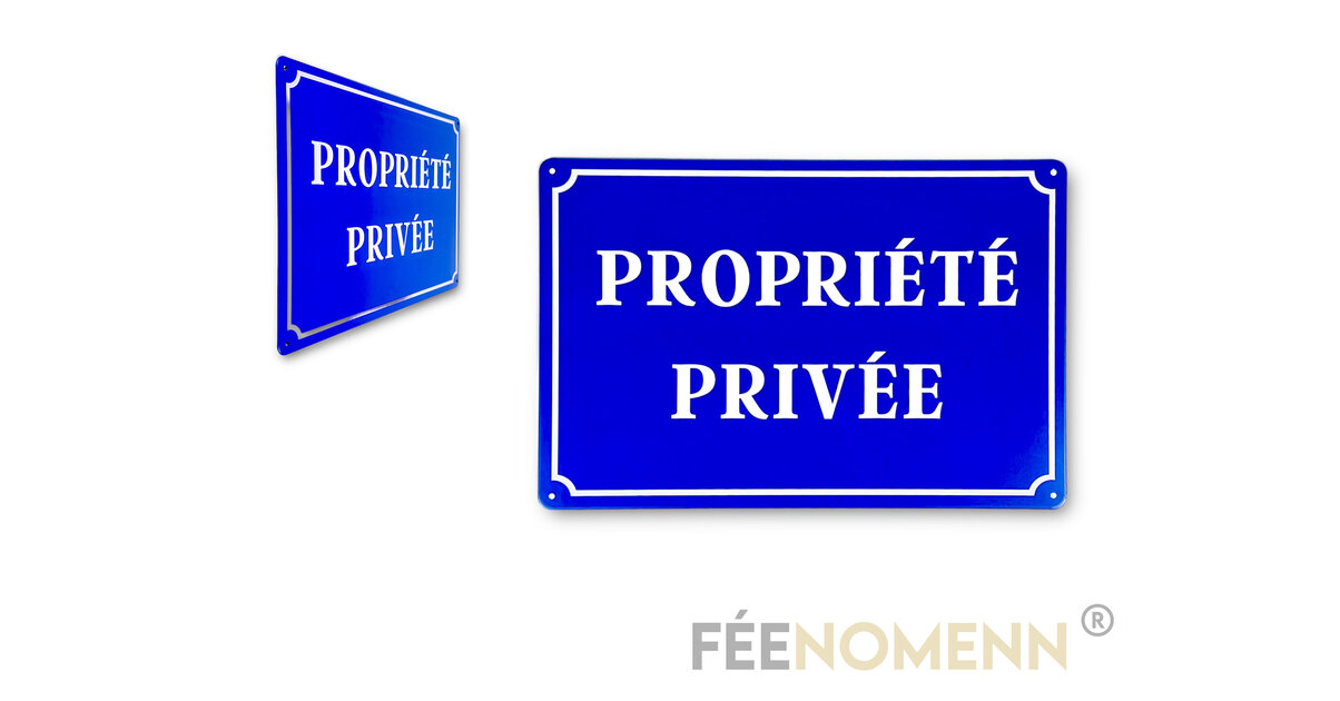 Panneau 'Propriété Privée' En Métal 16x12 Pouces - Sans Intrusion, à Fixer Au Mur, Neuf