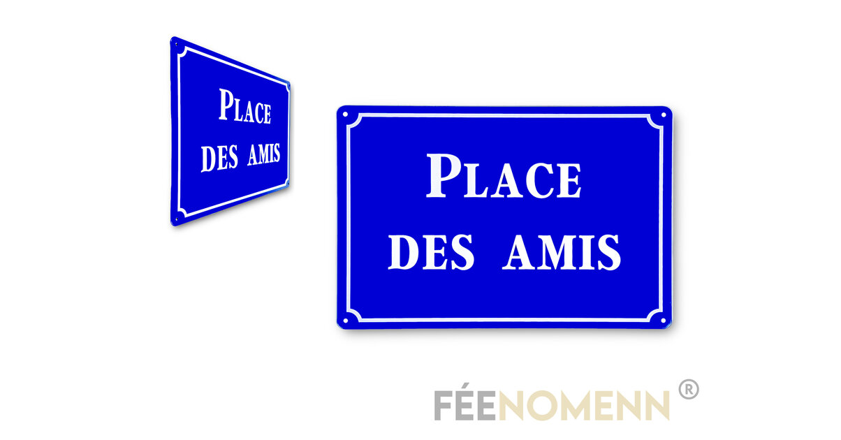 Plaque de Rue Retraite en Métal à Personnaliser
