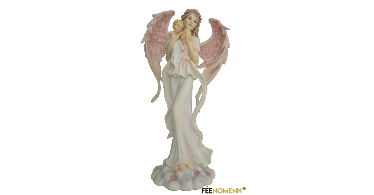 Grande Statuette Fée Ange 45 Cm - OxcmoBijoux - Décoration Intérieure