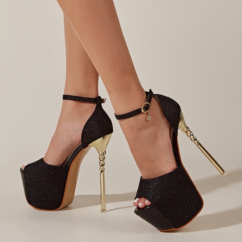 Liyke-escarpins-noirs-talons-hauts-pour-femmes-sandales-bout-ouvert-avec-boucle-la-cheville-chaussures-de