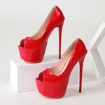 Sandales-plateforme-pour-femmes-escarpins-talons-hauts-rouges-la-mode-bout-ouvert-pour-bo-te-de
