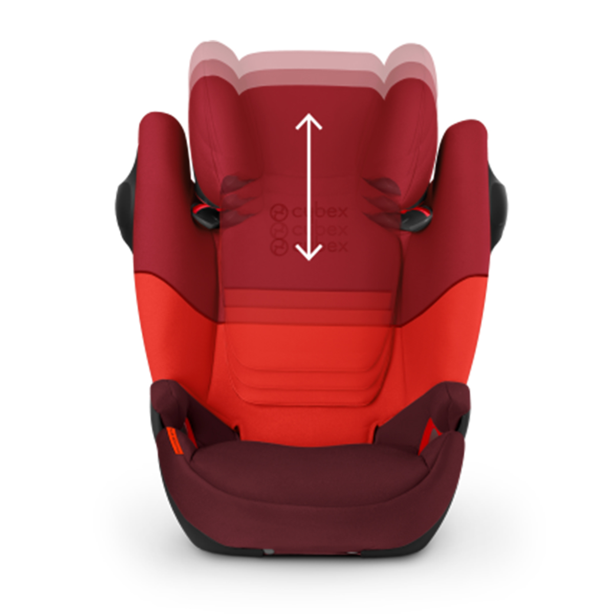 cybex_pallas_m_sl_rumba_red_dossier_reglable_hauteur