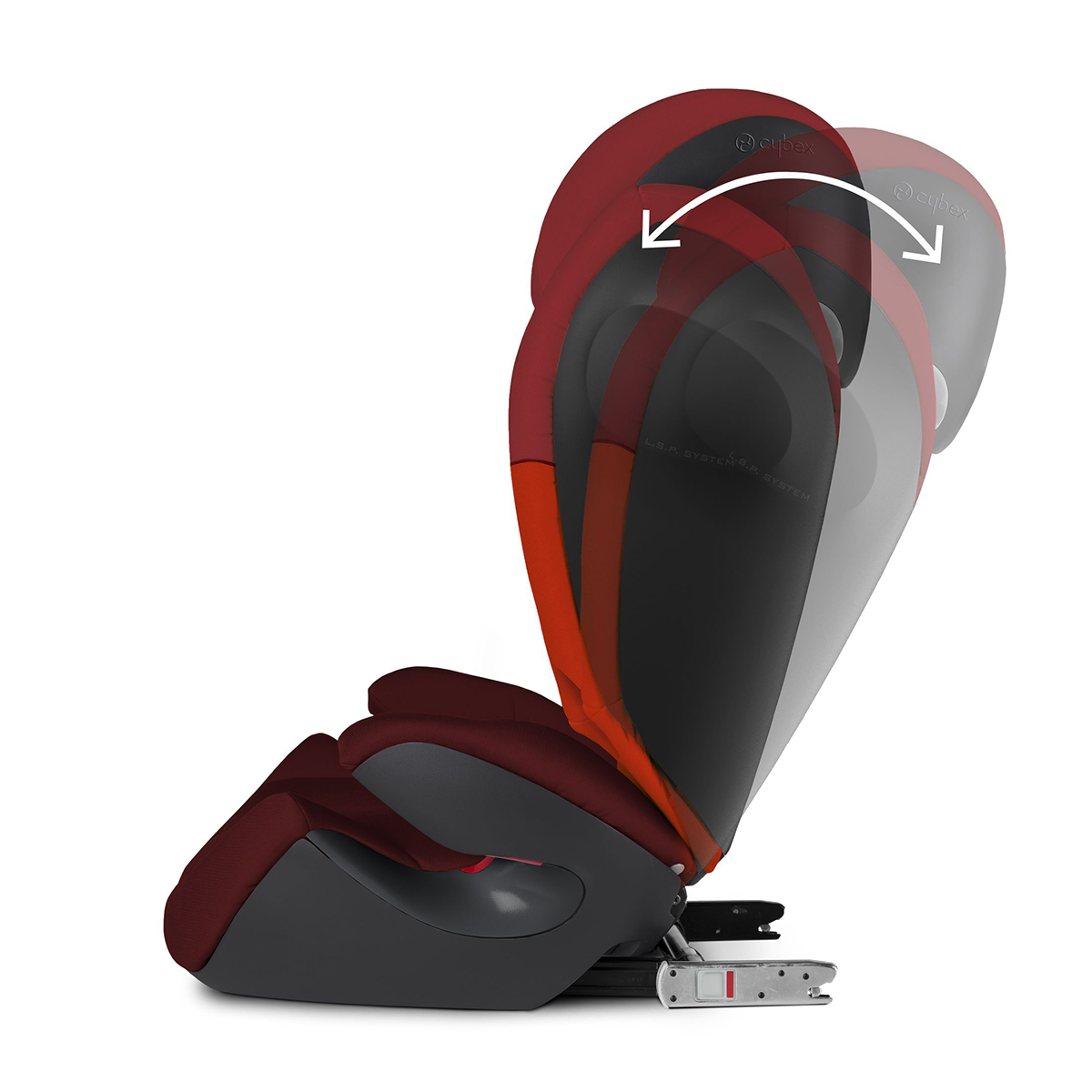 cybex_solution_m_fix_sl_rumba_red_dossier_ajustable