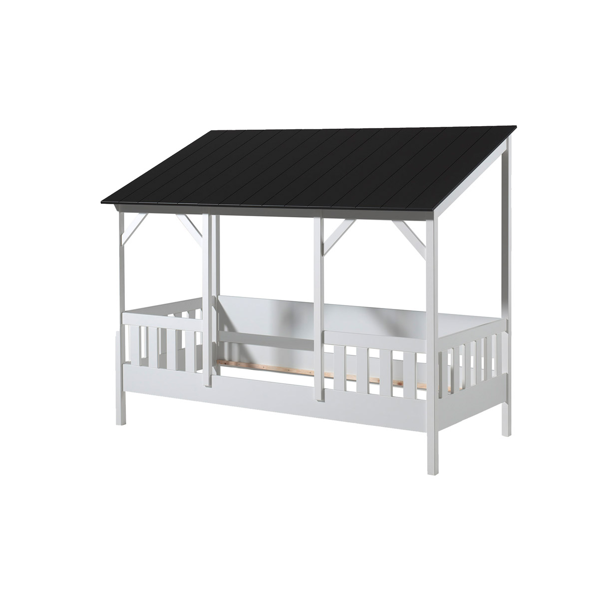 Vipack_housebed_lit_cabane_90x200_blanc_et_noir