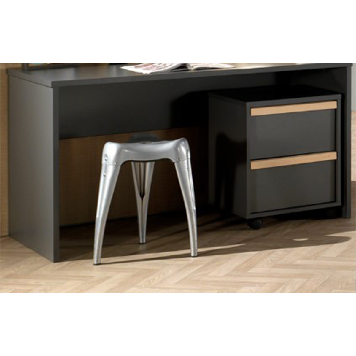 Vipack_london_caisson_de_bureau_anthracite_ambiance_2