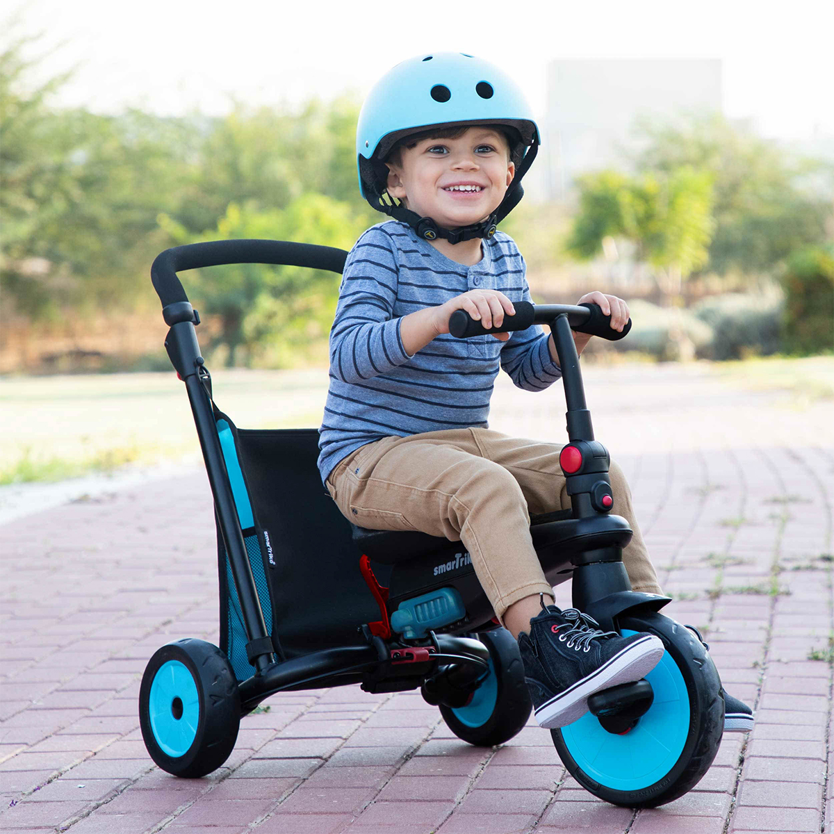 Tricycle Smartrike pliable évolutif 6en1 STR3 Bleu Véhicule à