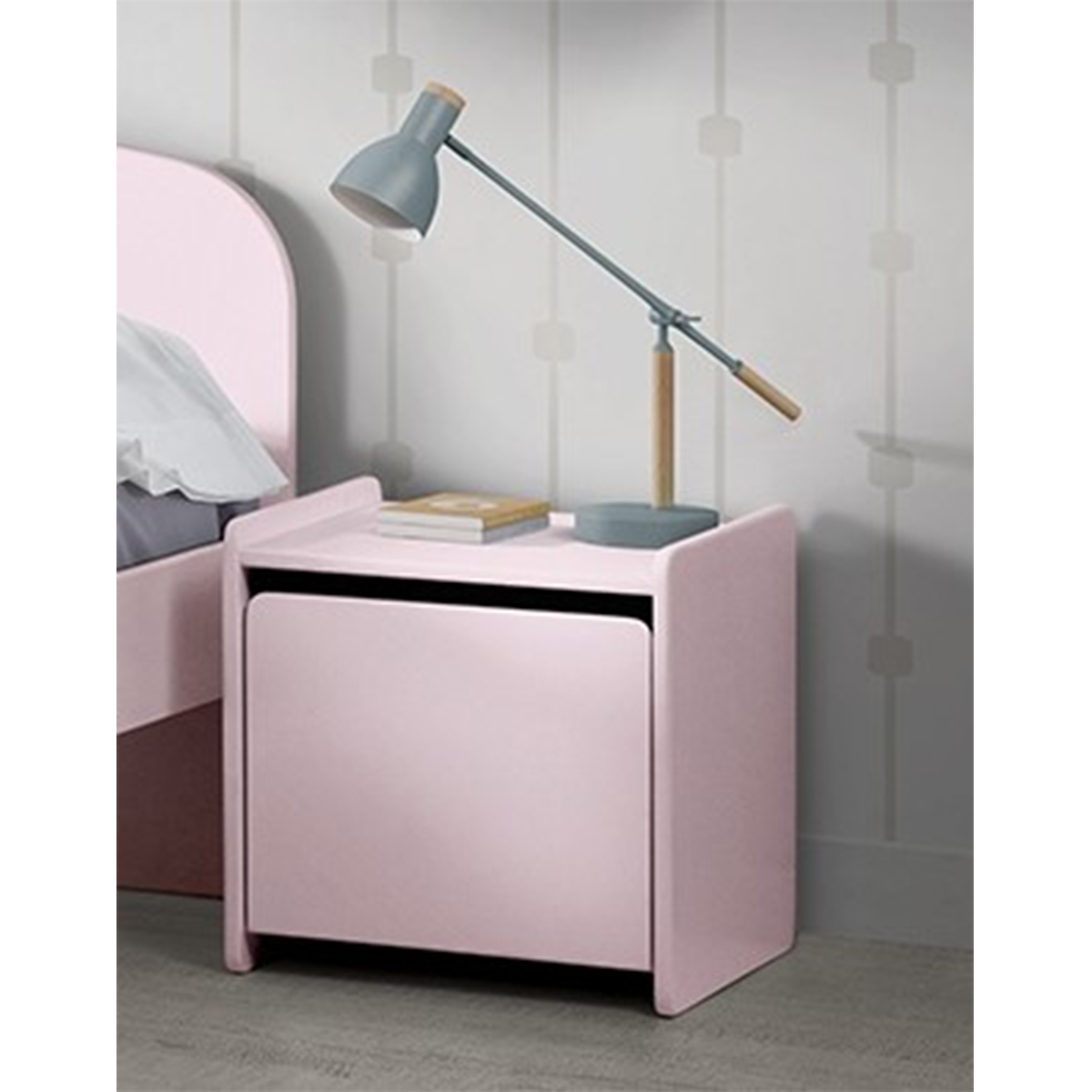 Vipack_kiddy_chevet_1_porte_vieux_rose_ambiance