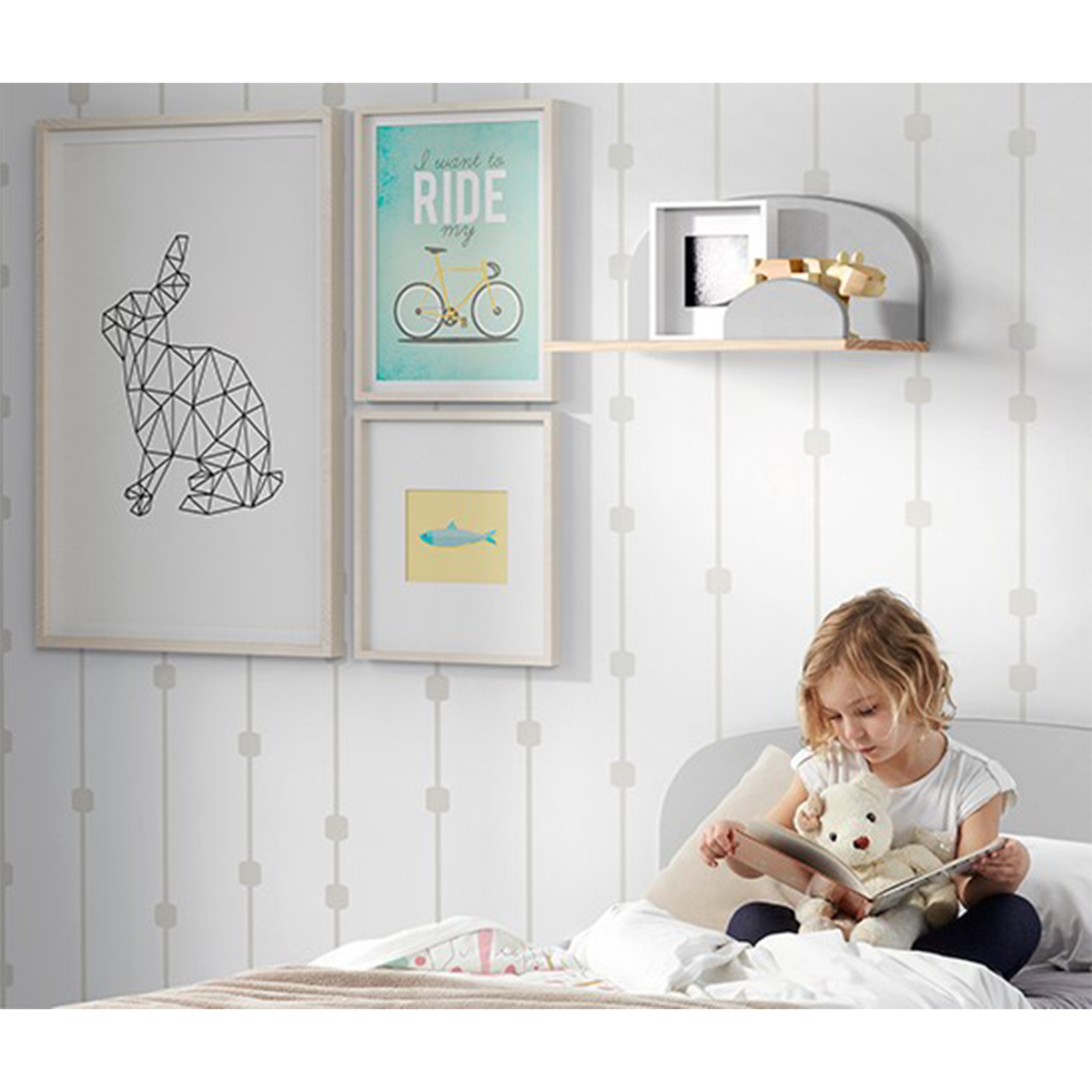 Vipack_kiddy_étagère_murale_45cm_gris_cool_ambiance