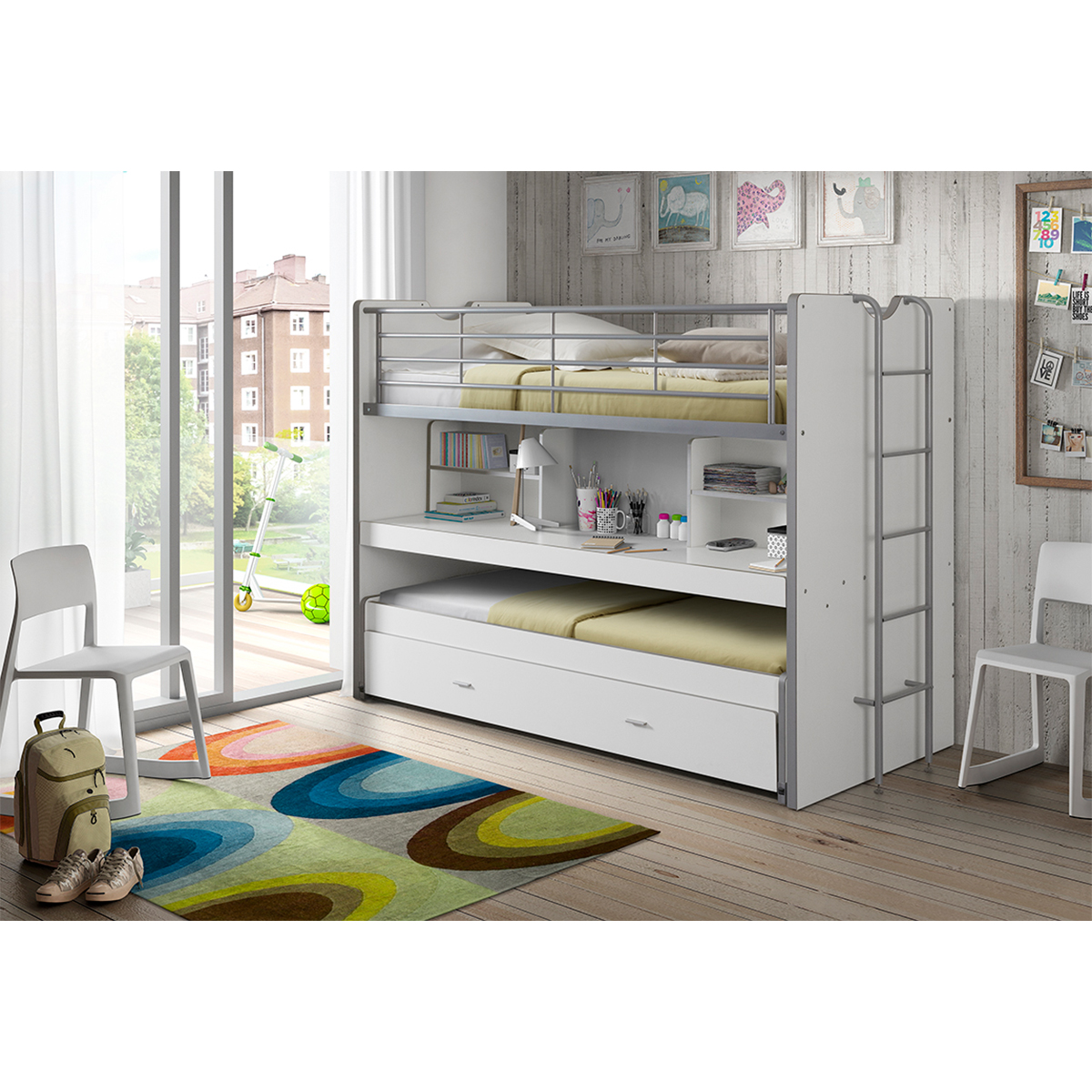 Vipack_bonny_lit_combiné_80_blanc_ambiance