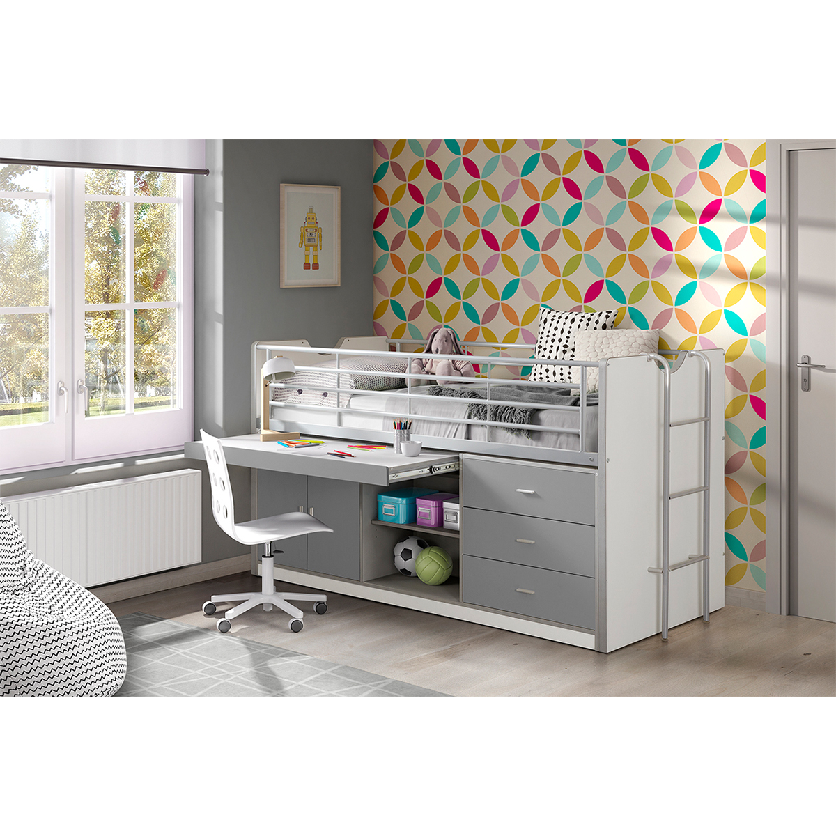 Vipack_bonny_lit_combiné_95_gris_ambiance