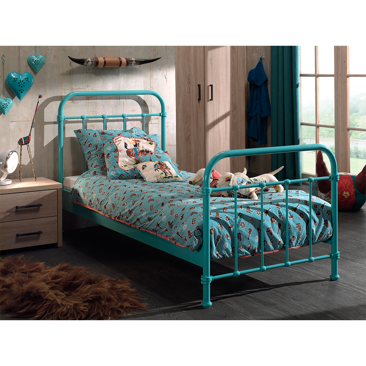 Vipack_newyork_lit_90x200_menthe_ambiance