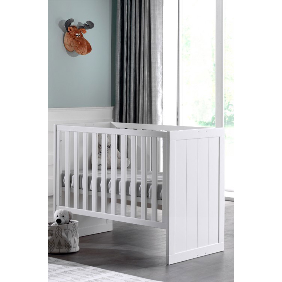 Lit Bebe 60x1 Sommier Inclus Vipack Erik Blanc Lits Lit Bebe Tendresse De Bebe