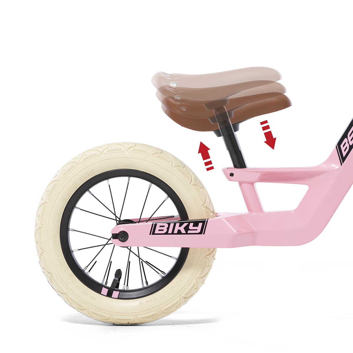 BERG_Biky_Retro_Pink_Zadelverstelling