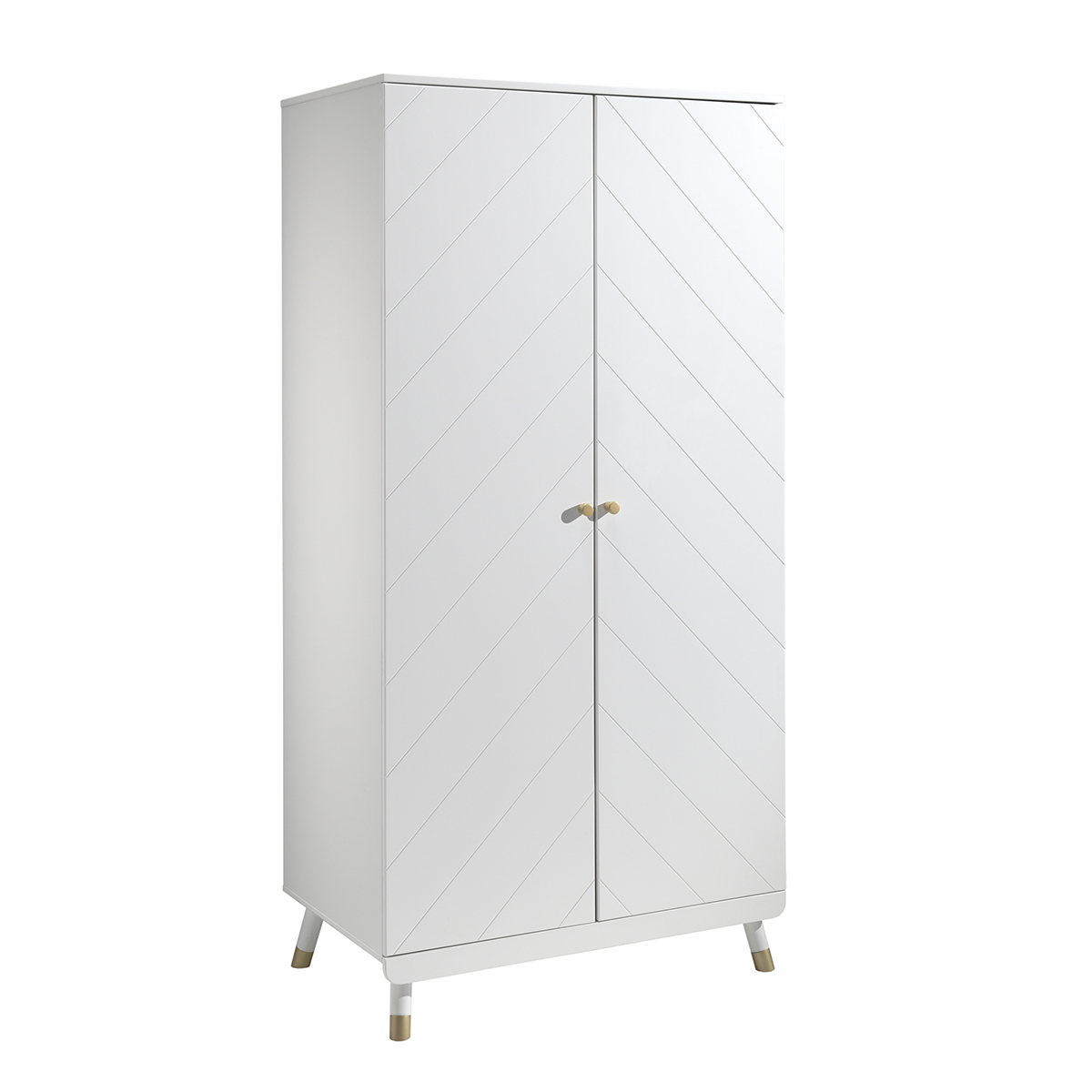 Armoire 2 portes Vipack Billy - Blanc