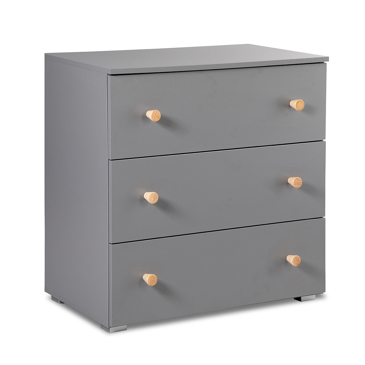 Commode 3 tiroirs Littlesky by Klups Pauline - Gris
