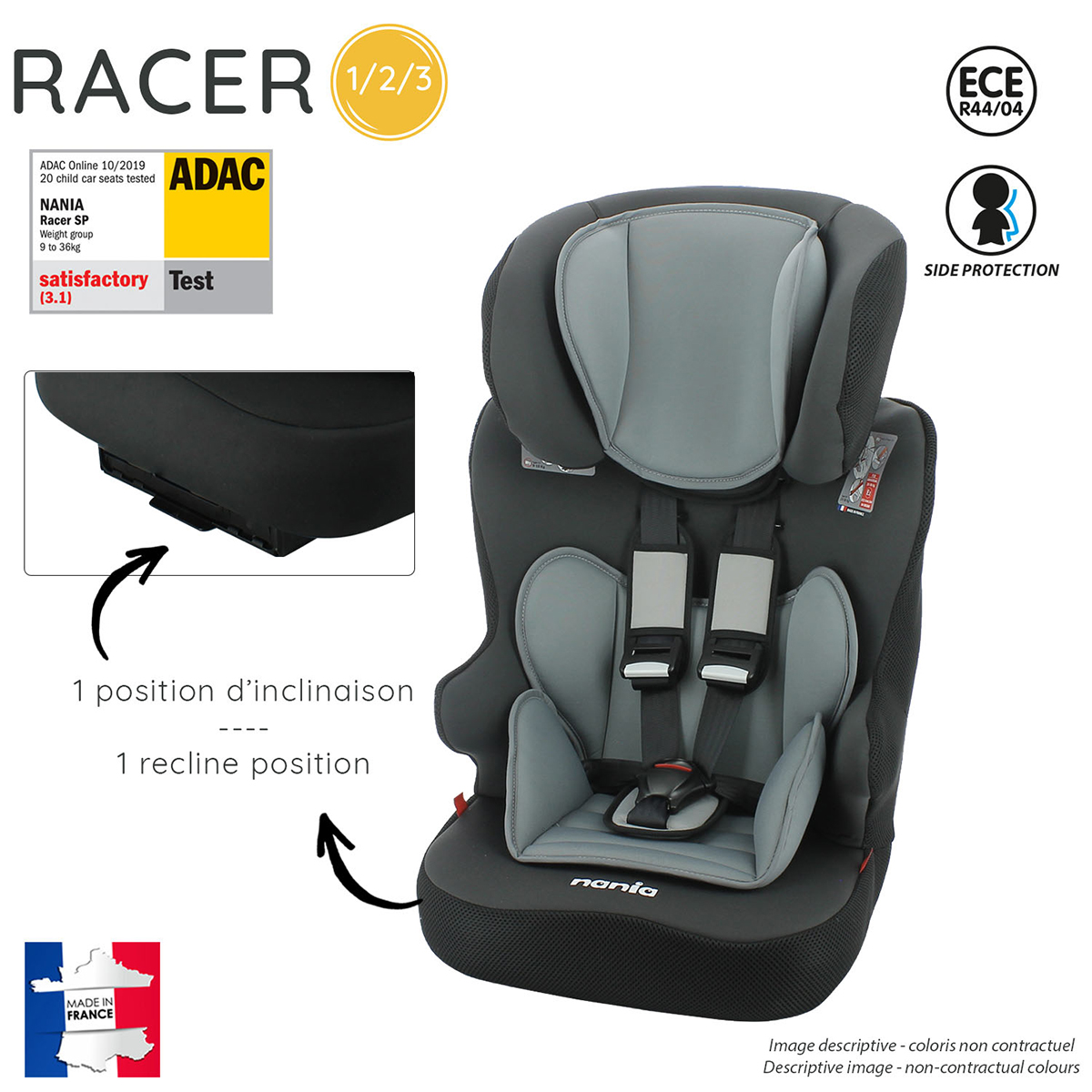Nania Racer Tech Isofix 9-36Kg Car Seat, Baby
