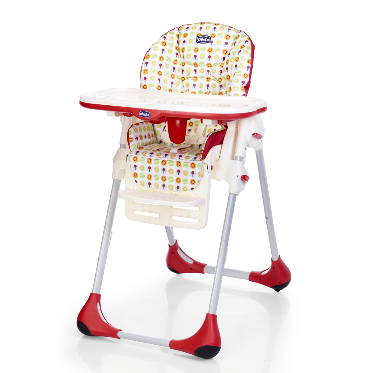Chaise Haute Chicco Polly Magic Rouge