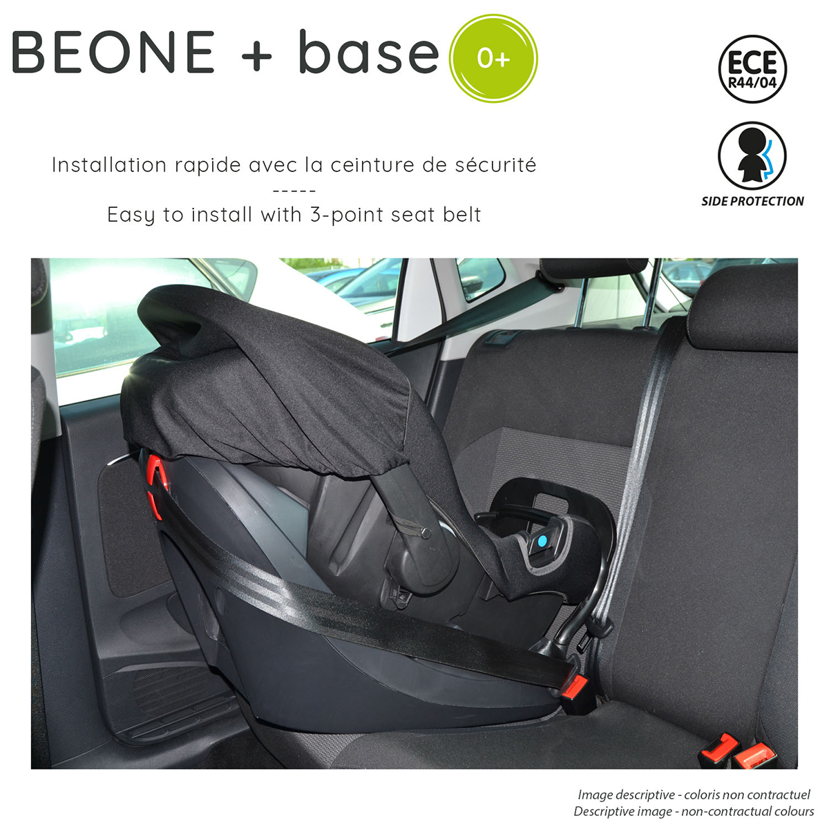 Nania Siège auto BEONE groupe 0+ (0-13kg) Gris luxe - Achat