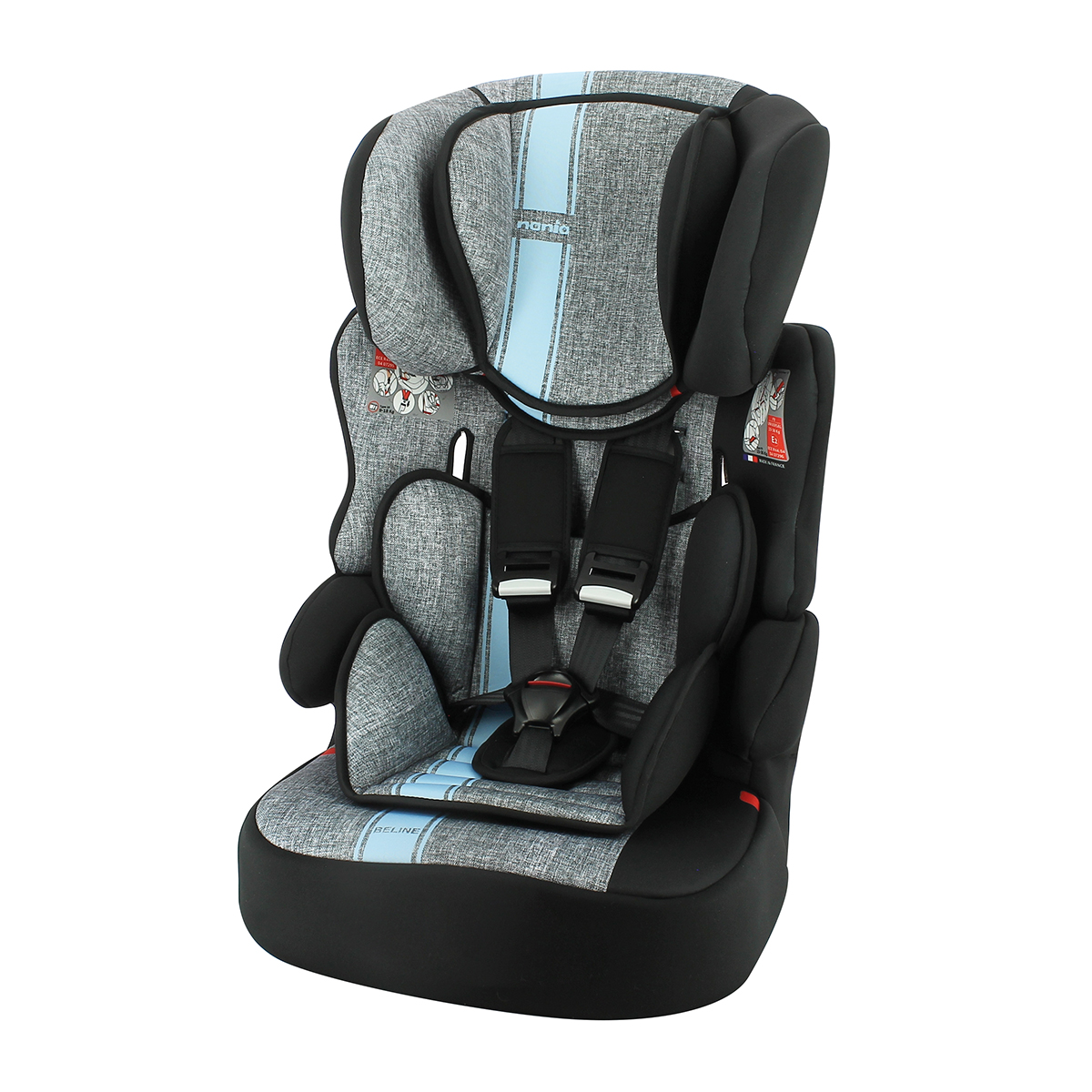 Siège auto rehausseur avec harnais 9-36kg Nania Racer - Fabriqué en France  - Eco - Siège Auto/Groupe 1/2/3 (De 9kg à 36kg) - tendresse de bébé