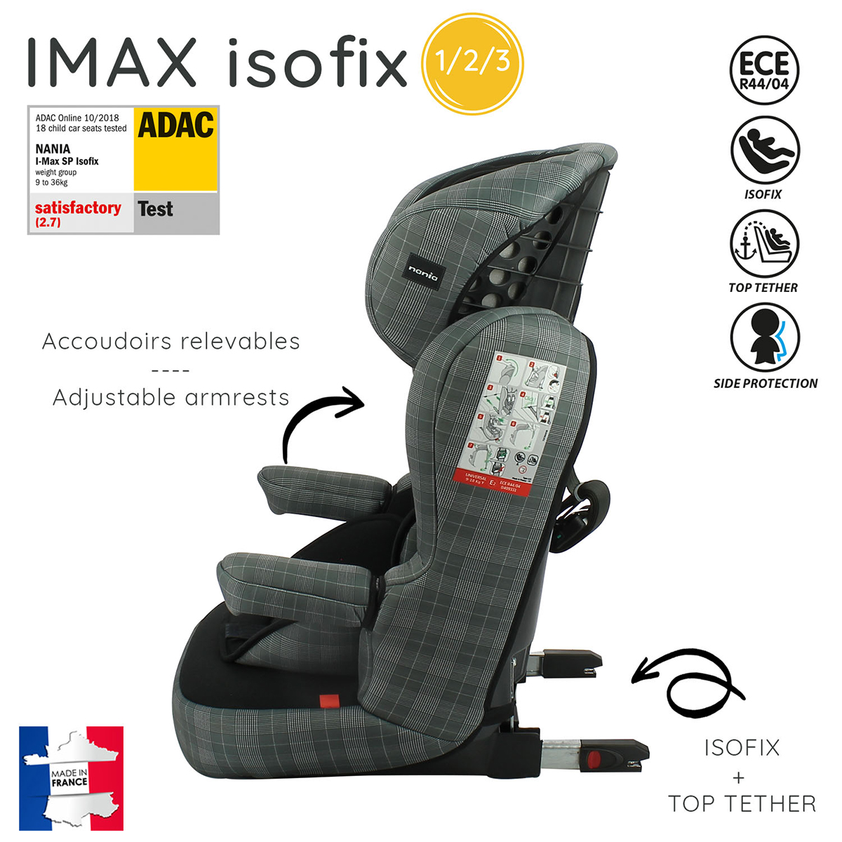 Si ge Auto ISOFIX 9 36kg Nania Imax Fabriqu En France London Si ge Auto ISOFIX 9 36kg Nania Imax Fabriqu En France London
