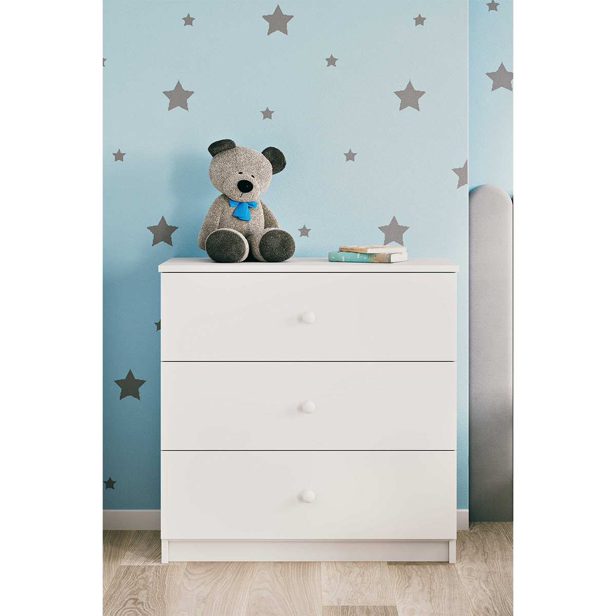 Commode 3 tiroirs Kocot Kids Babydream - Blanc