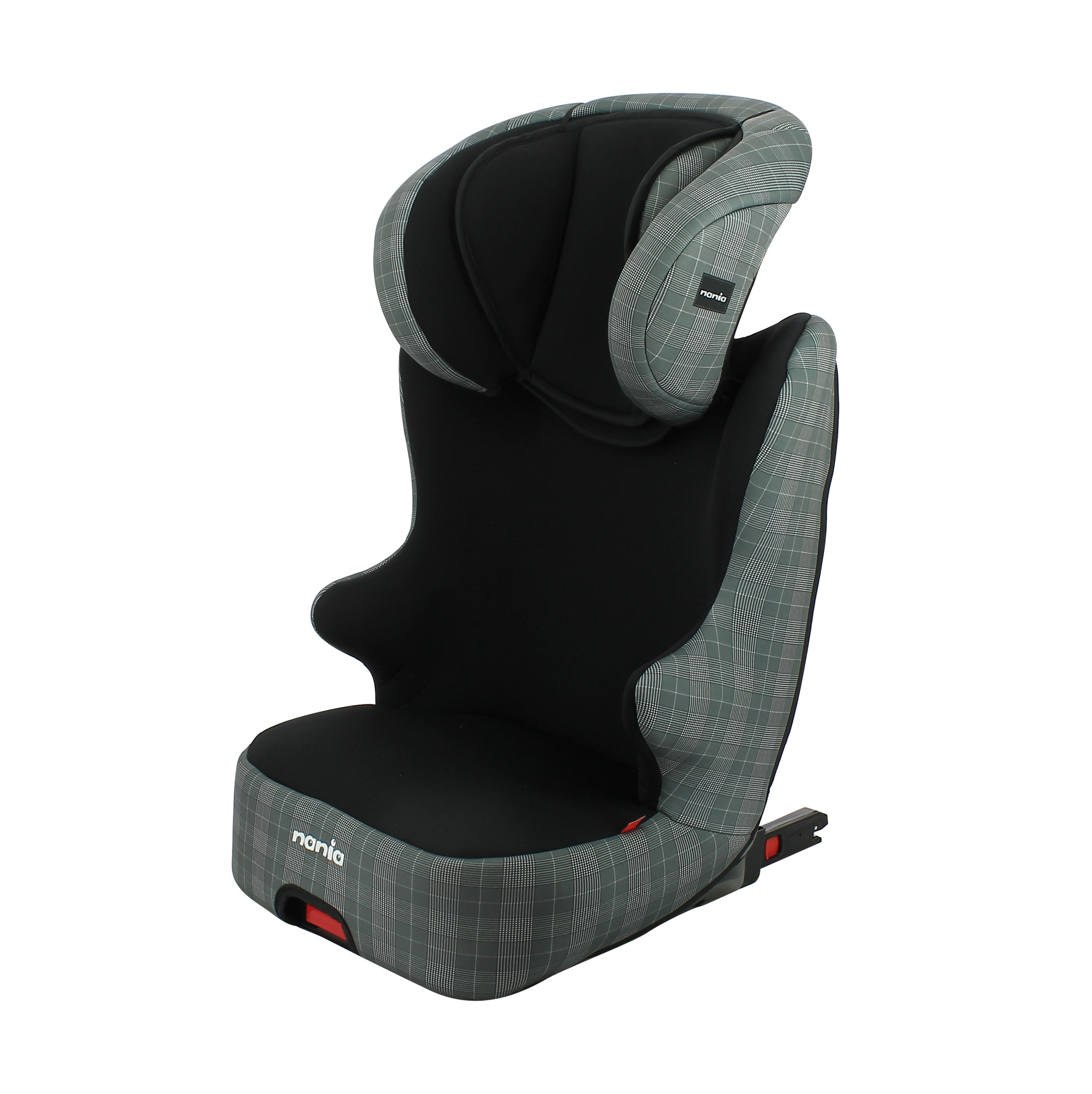 Siège Auto Rehausseur Urban Kanga Wallaroo 2.0 Pliable - ISOFIX I-Size 100-150cm - Gris/Blanc - 6kg