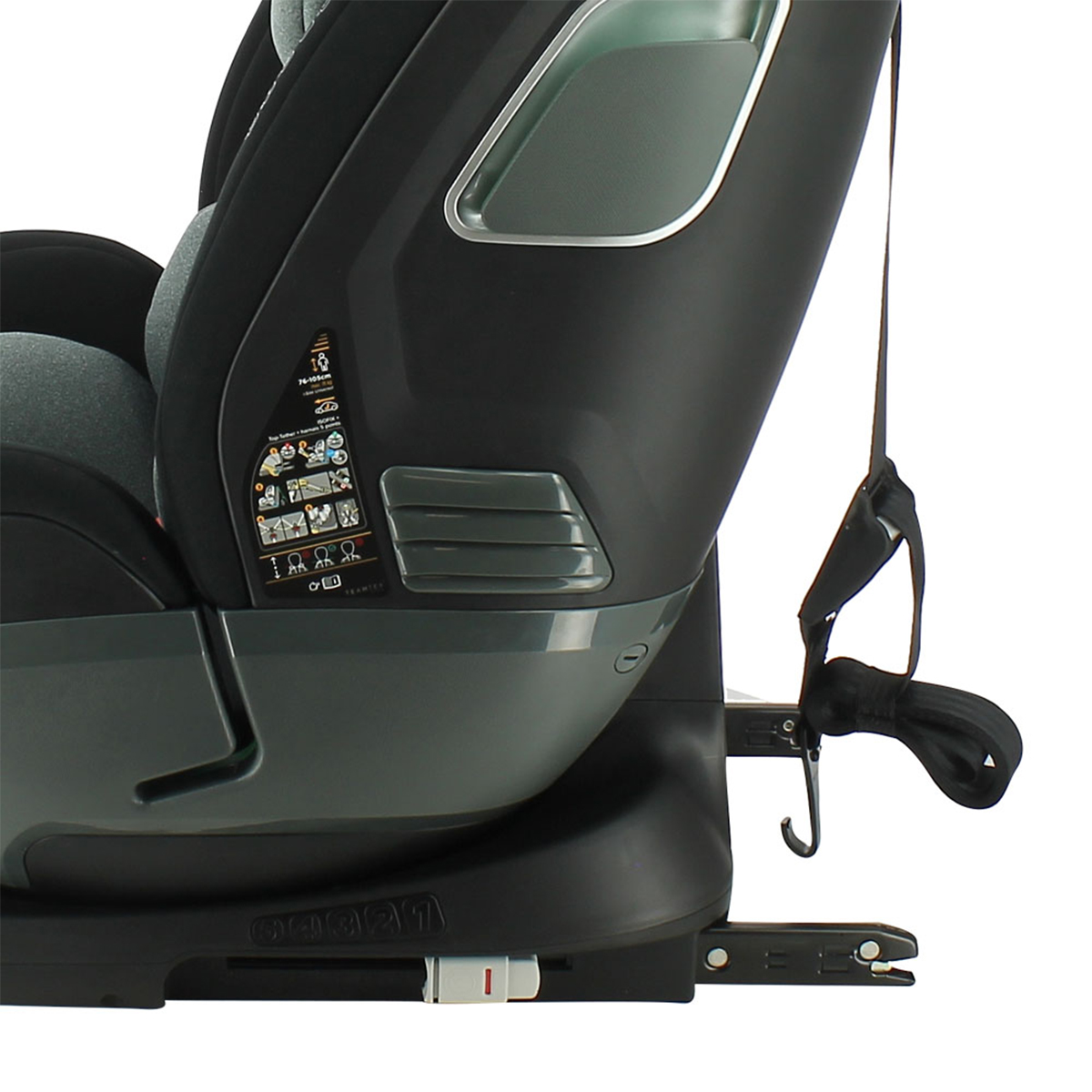 URBAN KANGA Wombat Sitzerhöhung Isofix 125-150 cm Kindersitz Anthrazit