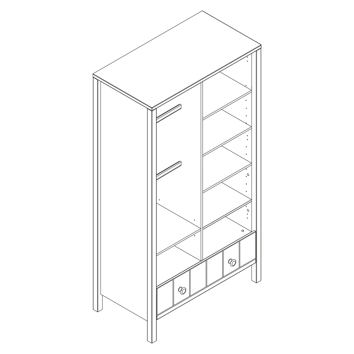 novelie_allpin_gris_armoire_4_portes