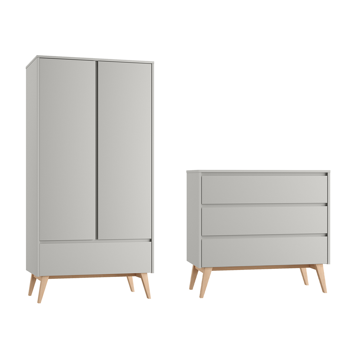 Pinio_Swing_gris_pack_commode_3tiorirs_armoire_2portes
