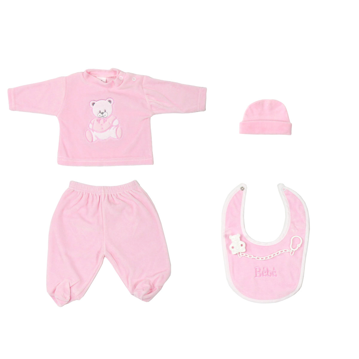 Ensemble_Bebe_5_Pieces_Rose_Ours_Ouvert
