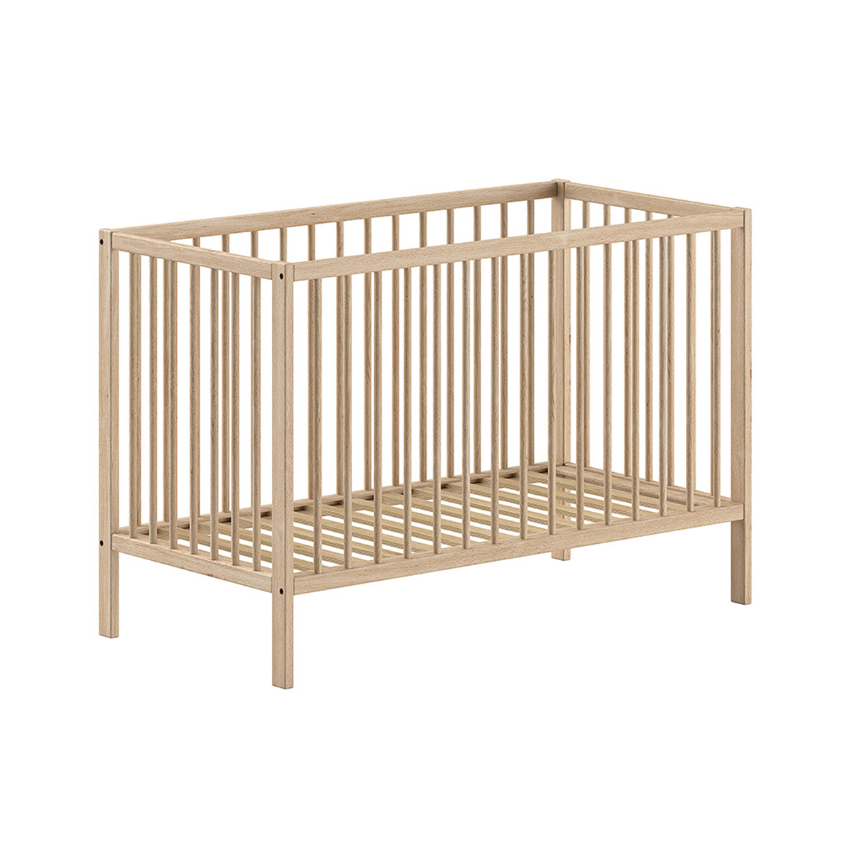 Lit bébé 60x120 sommier inclus Vipack Meryl - Bois