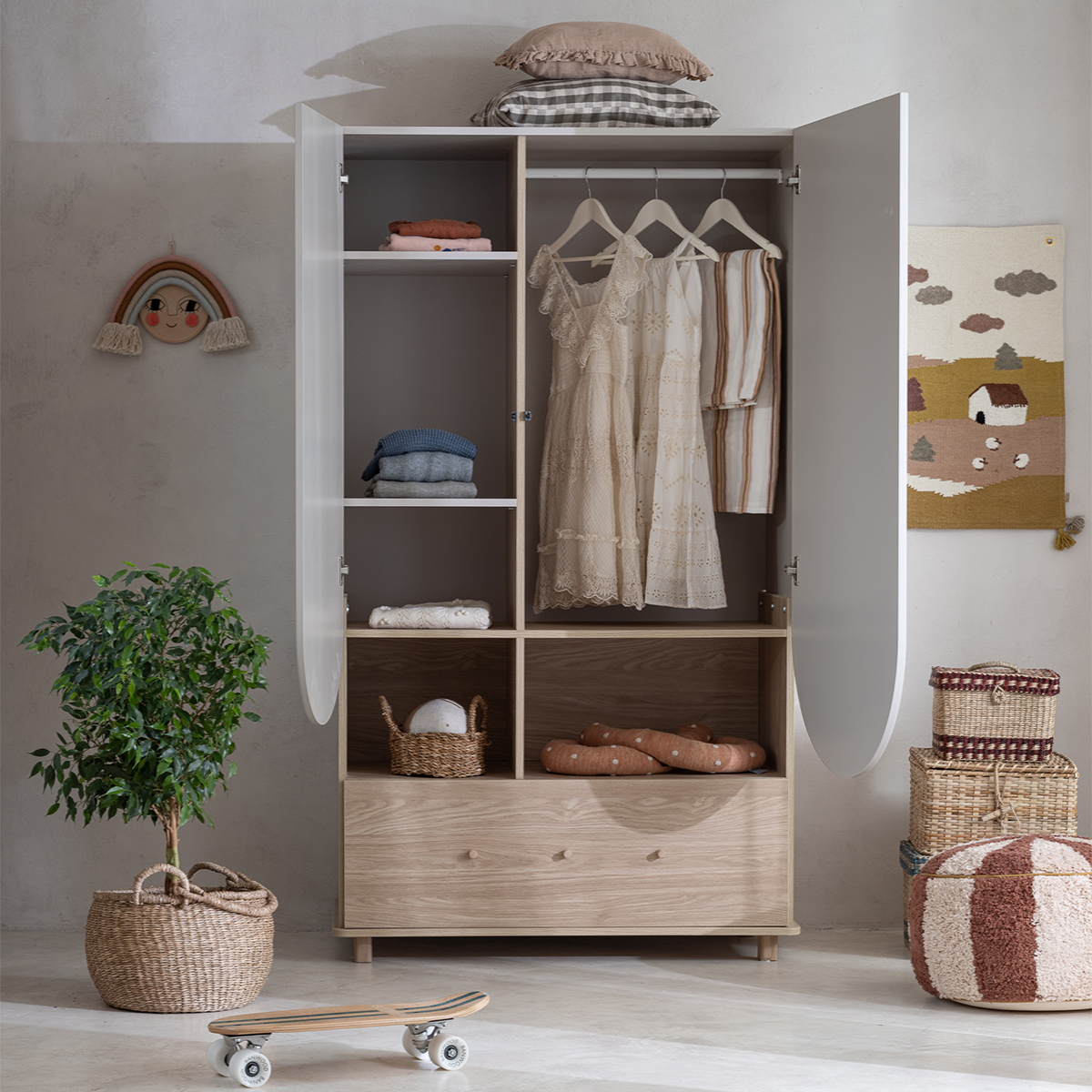 Woodluck_Bloom_bois_blanc_armoire_petite_4