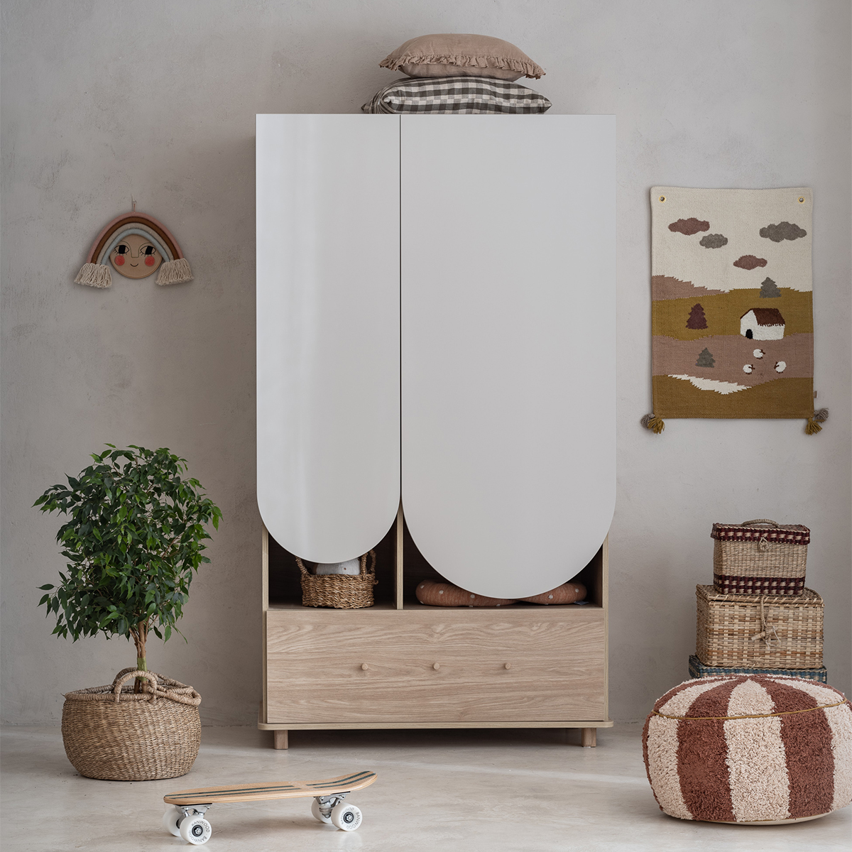 Woodluck_Bloom_bois_blanc_armoire_petite_3