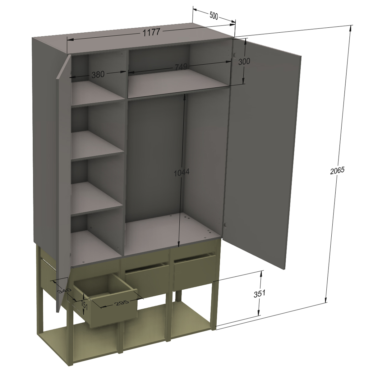 Woodluck_Tweens_vert_armoire_dimensions