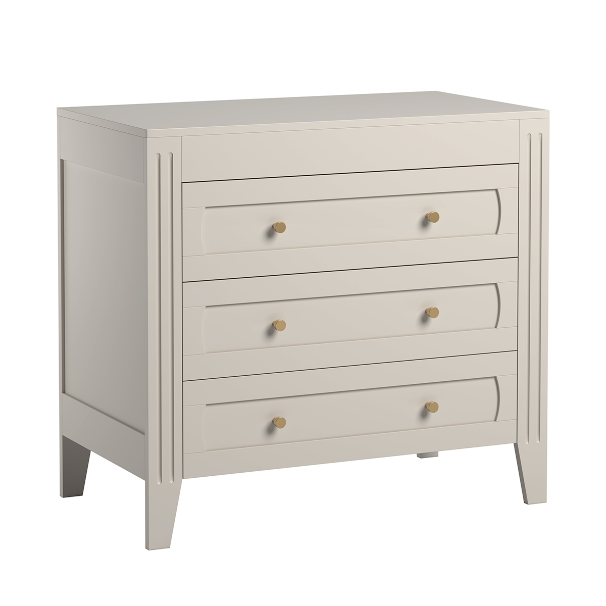Vox_Milenne_beige_commode_3tiroirs_1
