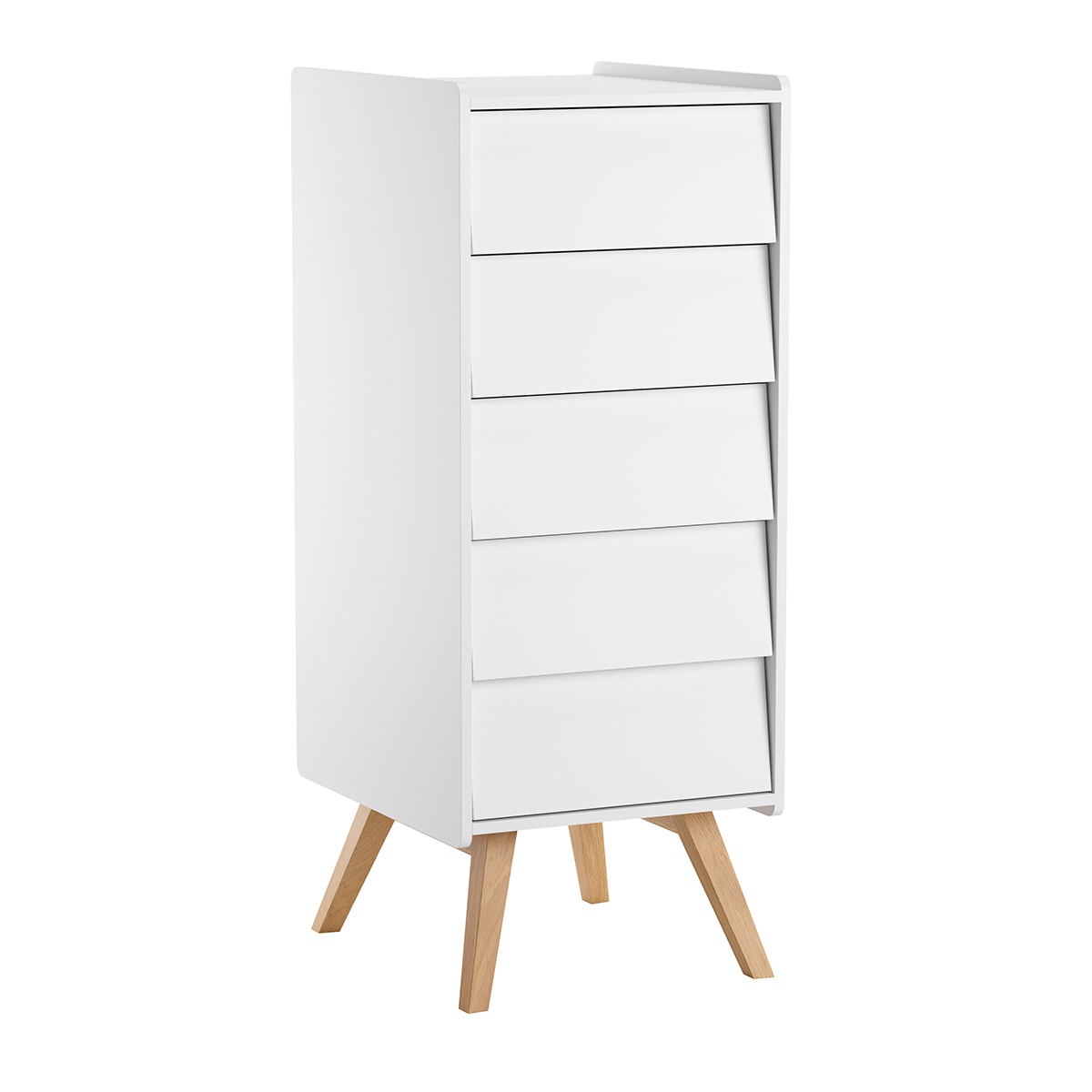 Chiffonnier Vox Vintage - Blanc et Bois