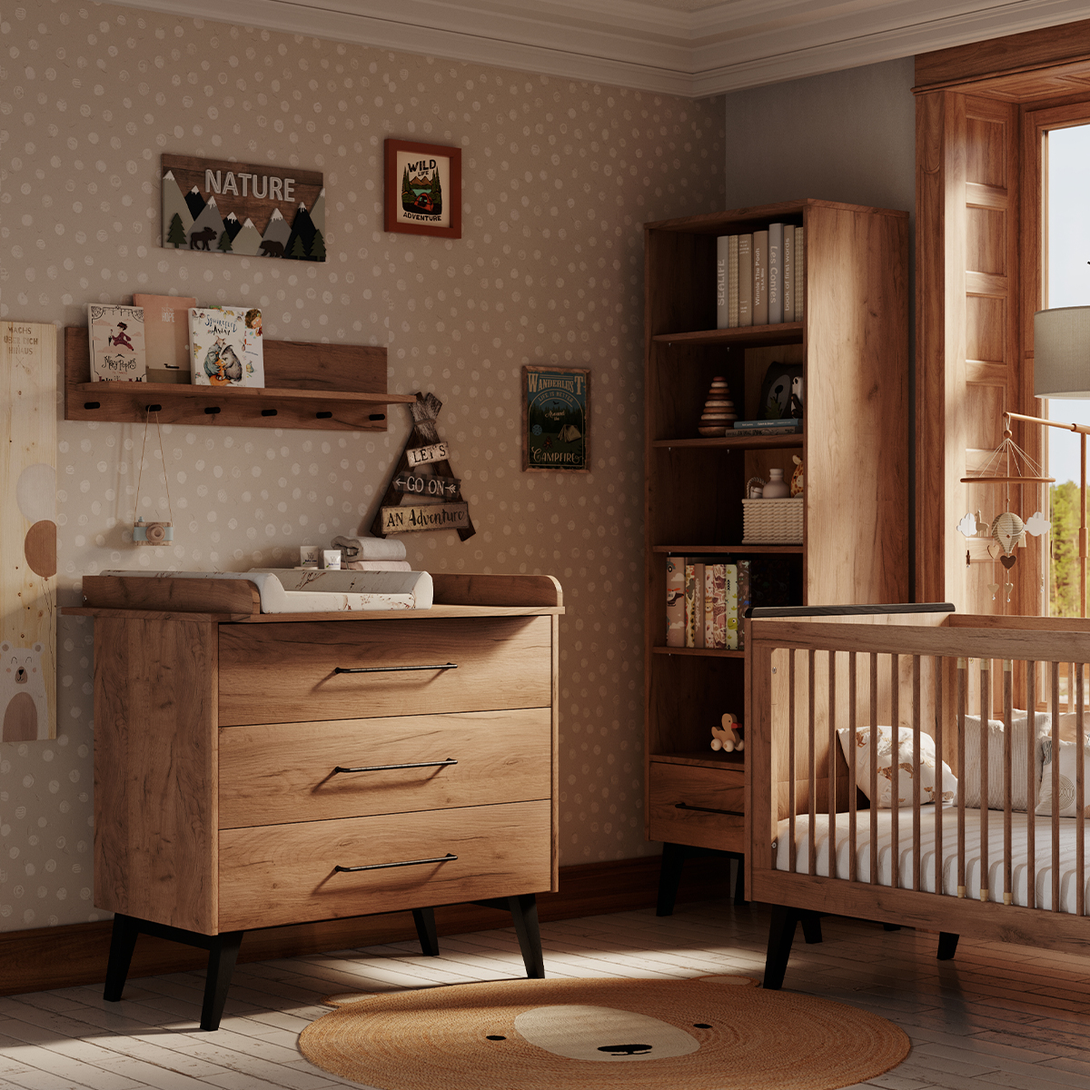 Pinio_Retro_bibliotheque_etagere_commode_PAL_lit