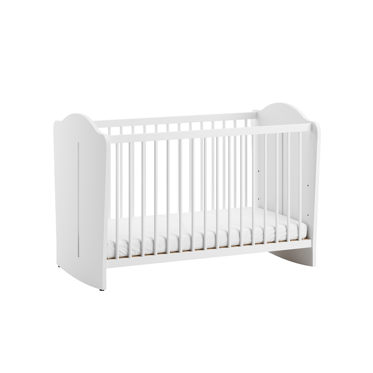 Lit bébé 60x120 Vox Megeve - Blanc