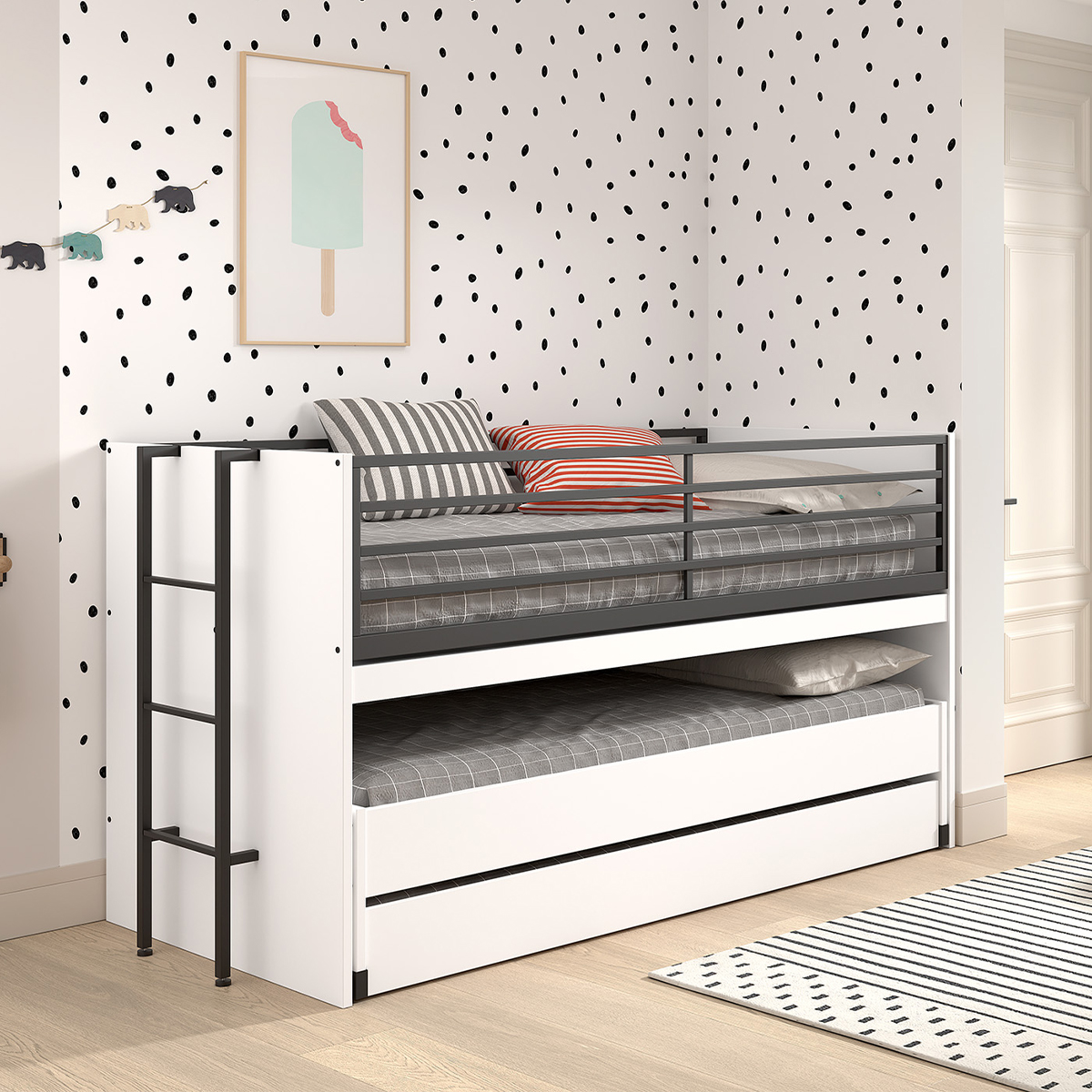 Vipack_Sam_blanc_lit_mi_hauteur_tiroirs_6
