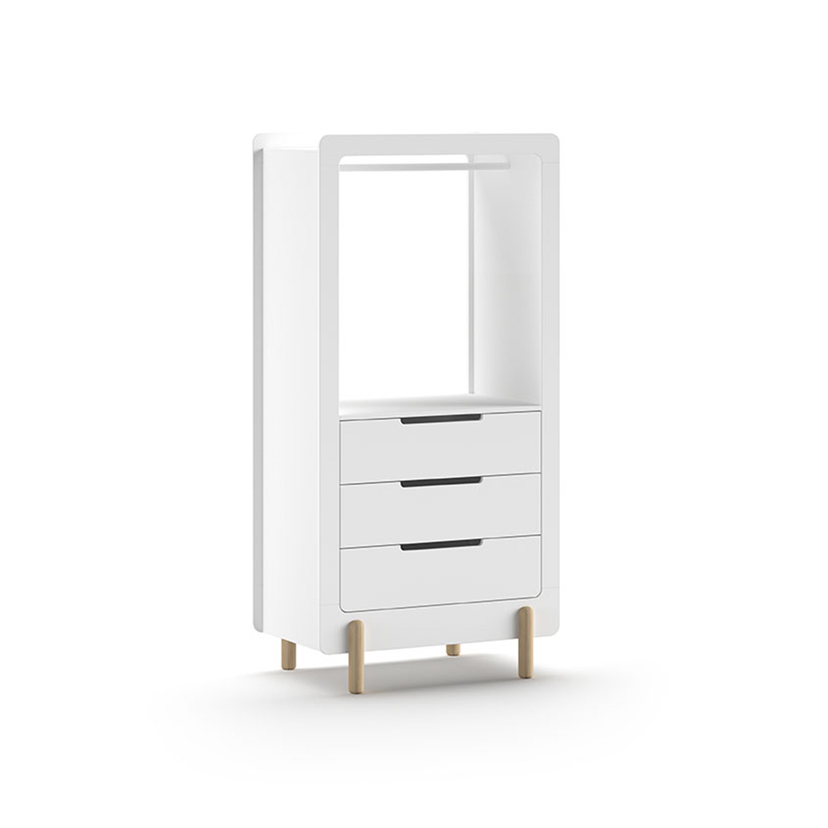 Armoire 3 tiroirs Vipack Smile - Blanc