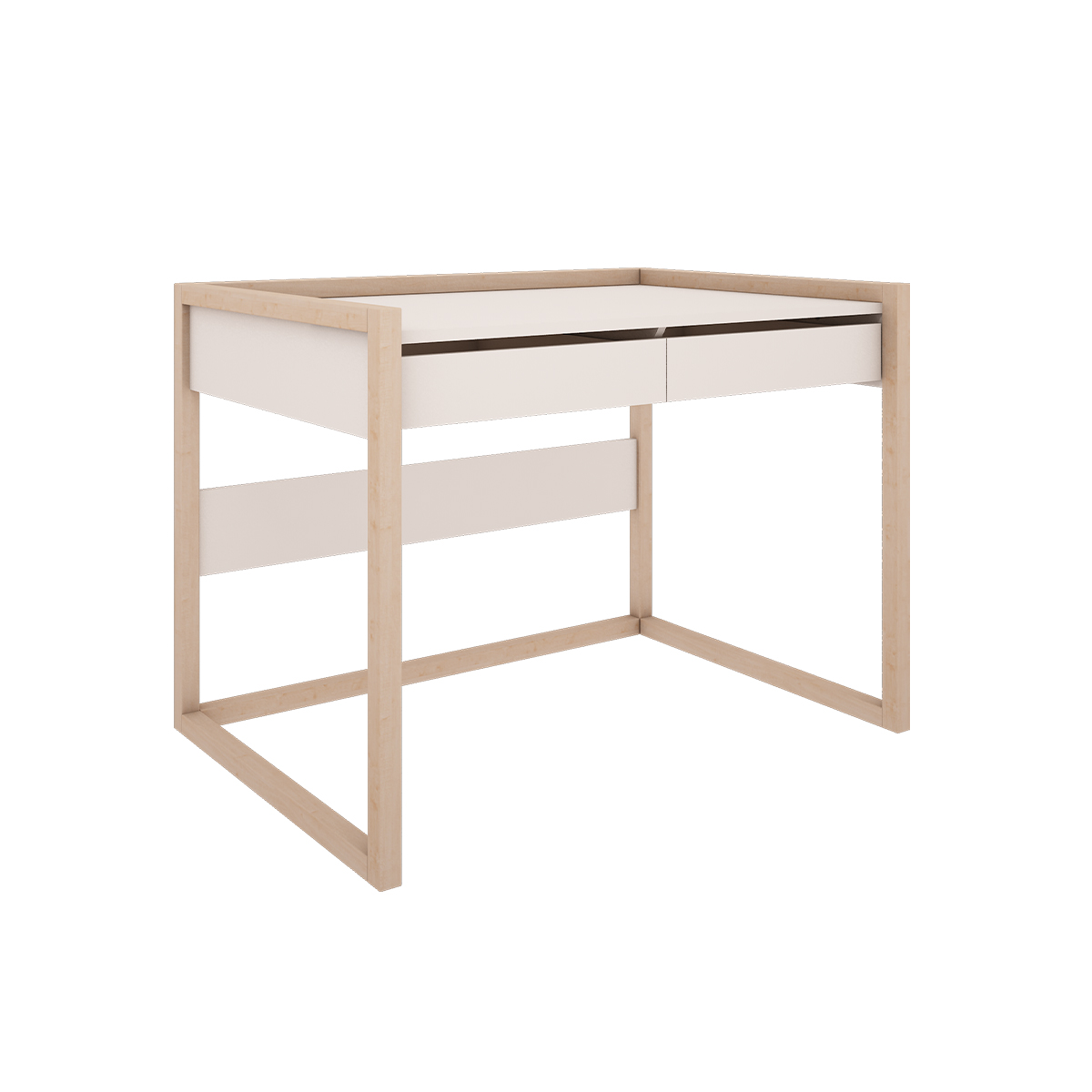 Bureau Wood Luck Romy - Blanc