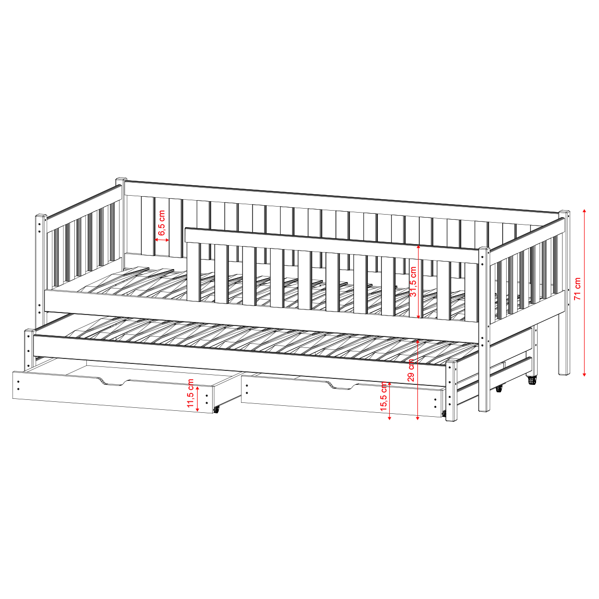 Nolabed_Joseph_lit_junior_tiroirs_dimensions